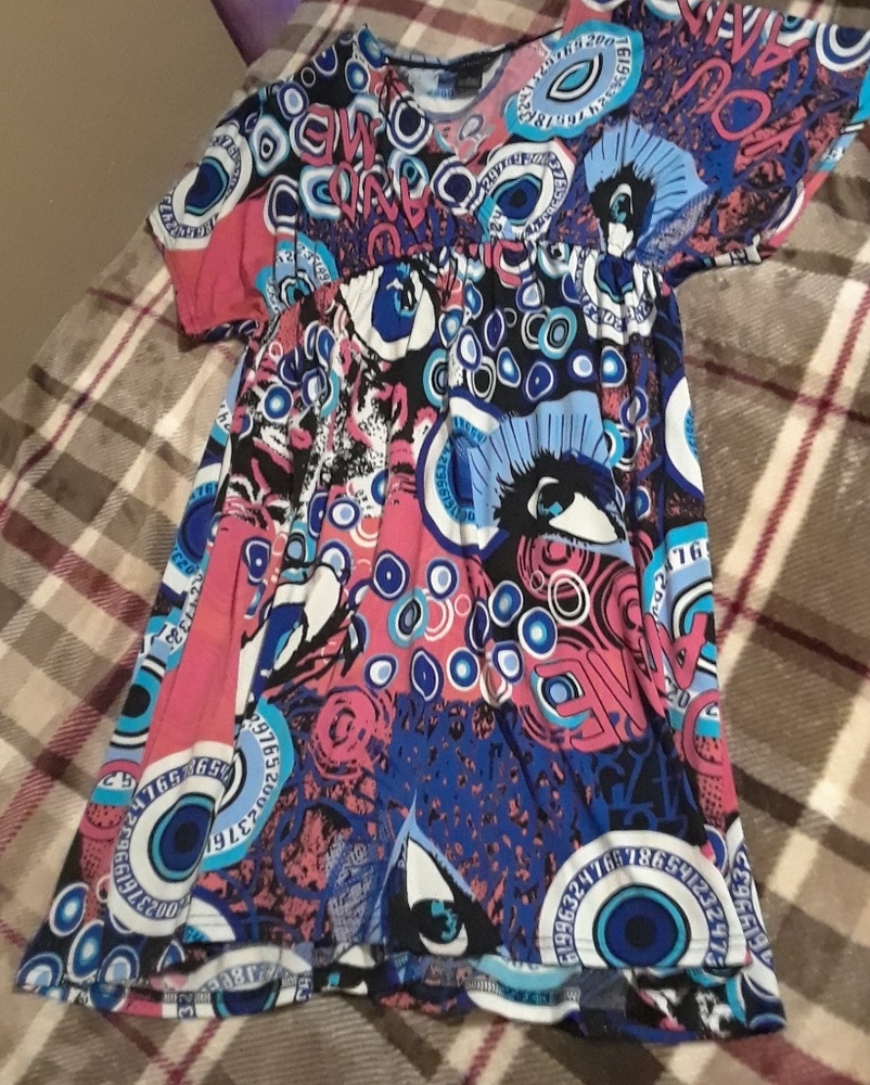 Investments evil eye tunic dress